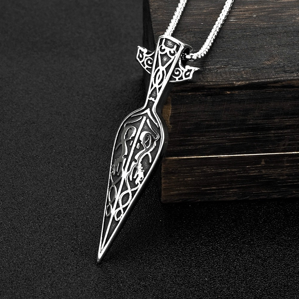 Vintage Arrowhead in Titanium Steel