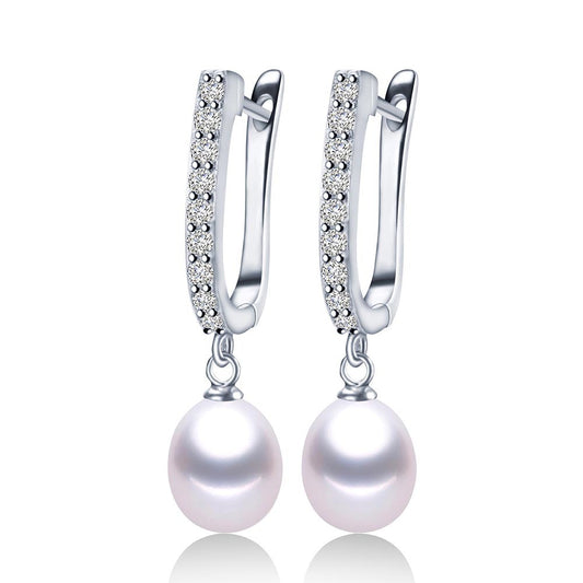 Starlight Pearl Dangle Earrings