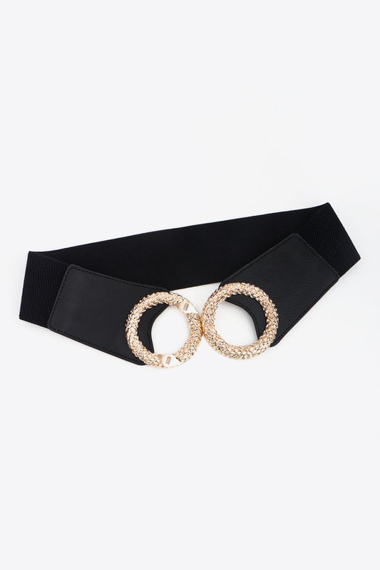Bold Buckle Elastic Belt