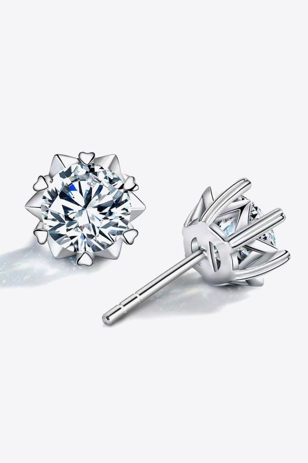 Starlight Moissanite Stud Earrings