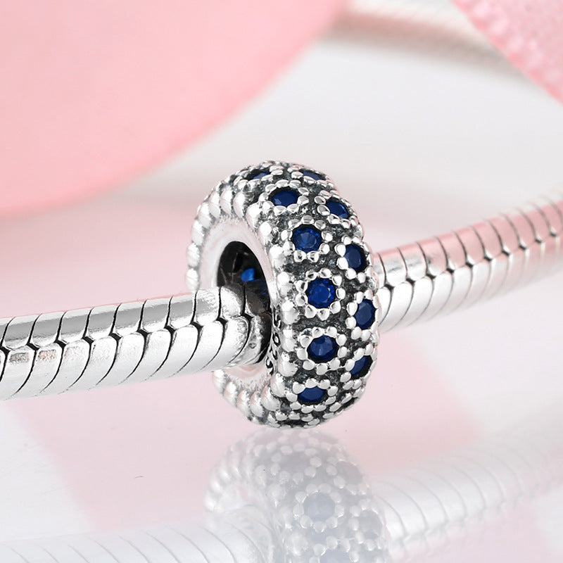 Zircon Floret Spacer Beads in 925 Sterling Silver