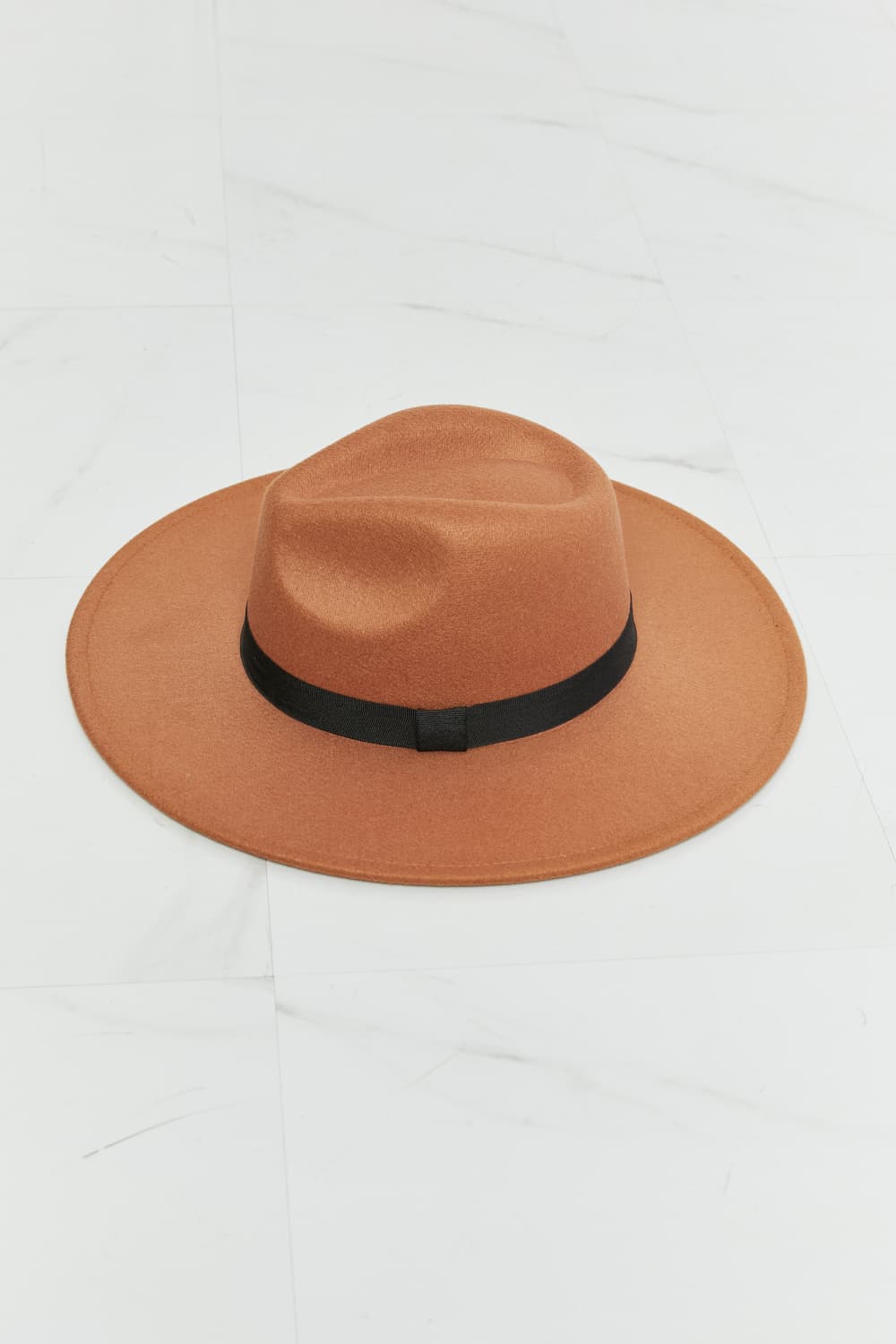 Khaki Crush Fedora Hat