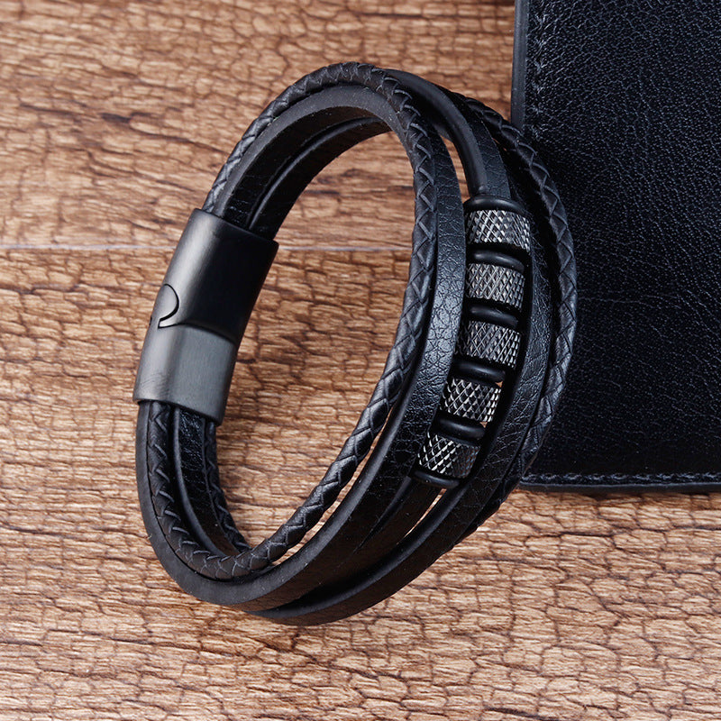 Everyday Braided Leather Bracelet