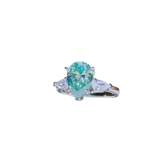 Aqua Pear Cut