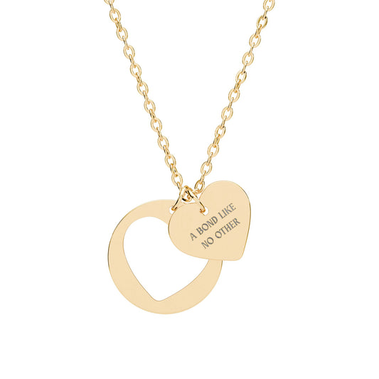 A Bond Like No Other – Double Hearts Eternal Love Necklace