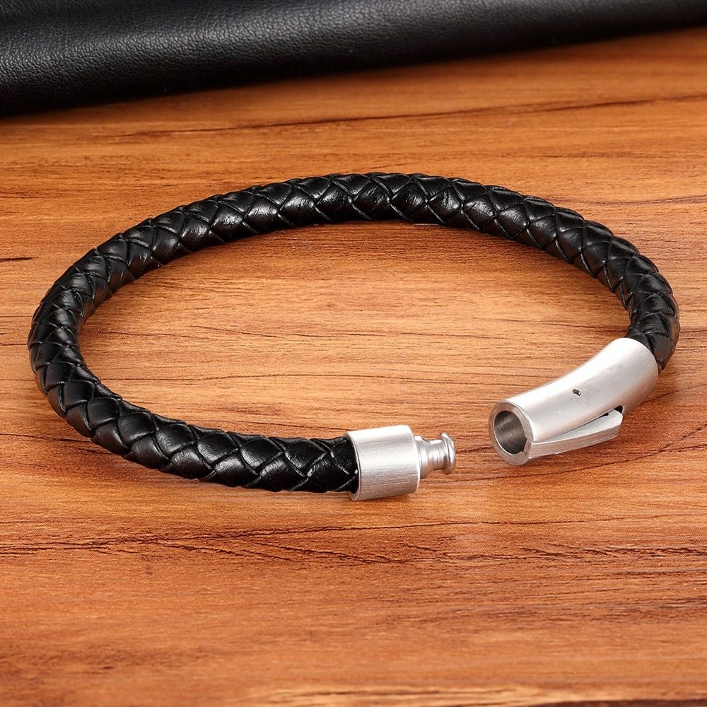 Classic Leather Woven Bracelet