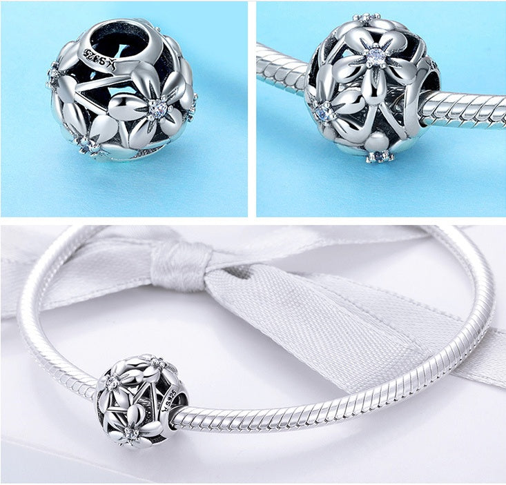 Flower Spacer Bead Charm Accessory