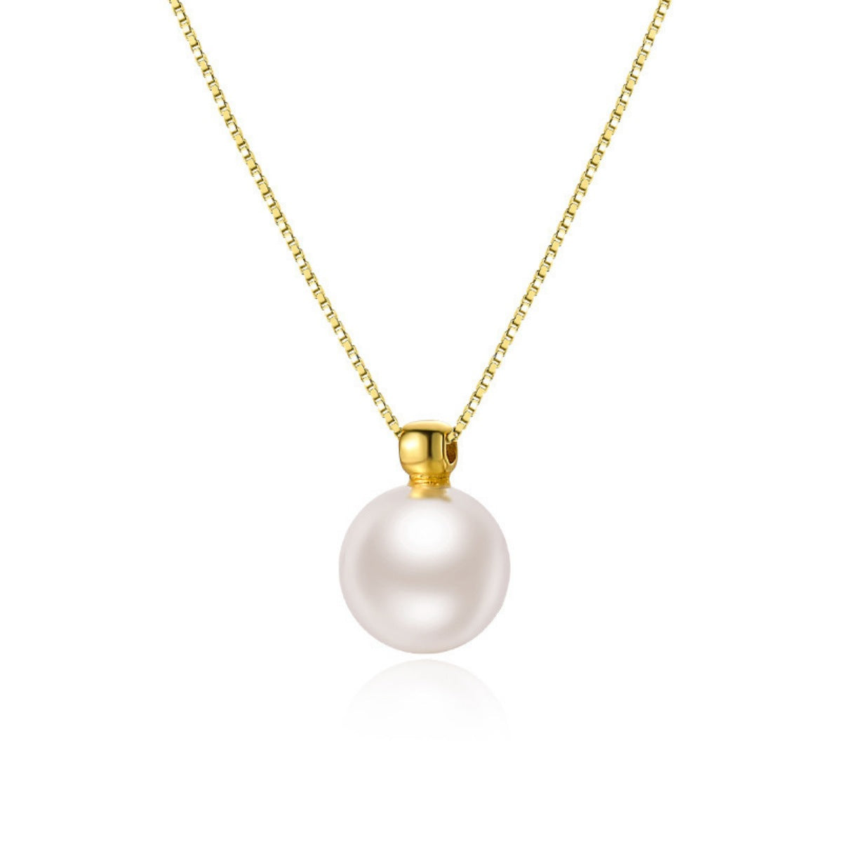 Dainty Pearl Pendant Necklace