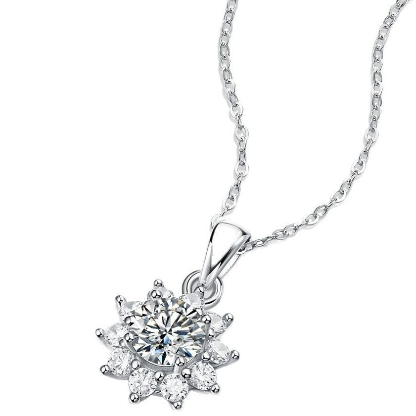 North Star 1K Moissanite Necklace