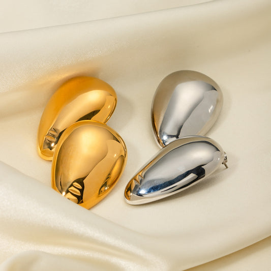 Statement Teardrop Stud Earrings