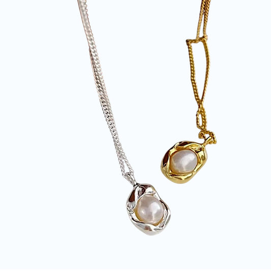 Freshwater Pearl 925 Sterling Silver Necklace