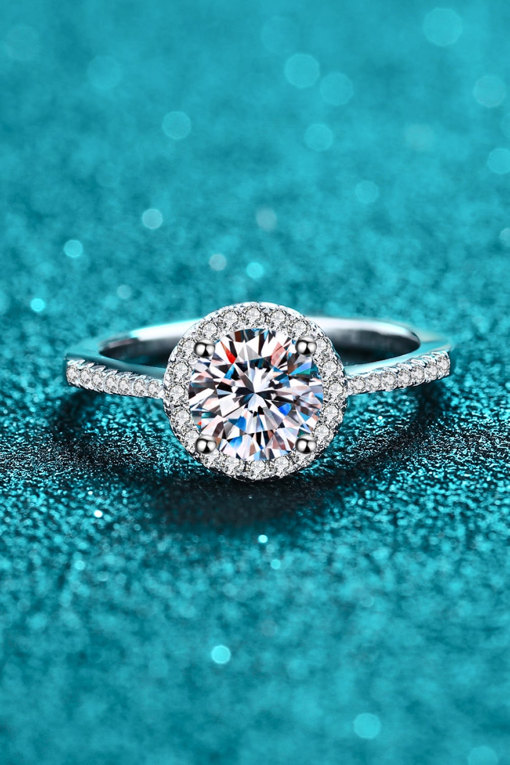 Glamour & Grace 1/2 Carat Moissanite Ring