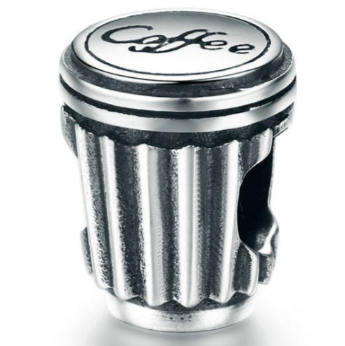 Coffee Cup Charm S925 Sterling Silver