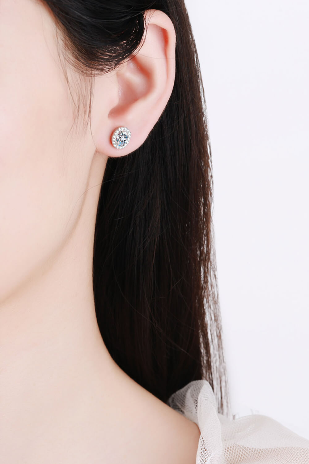 Sphere of Influence Moissanite Stud Earrings