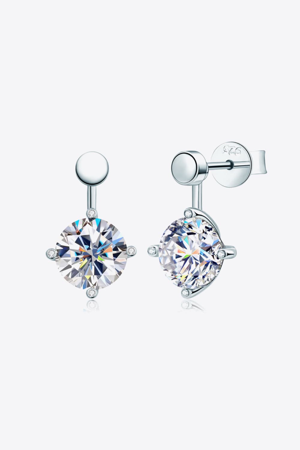 Eclipse 4K Moissanite Drip Earrings
