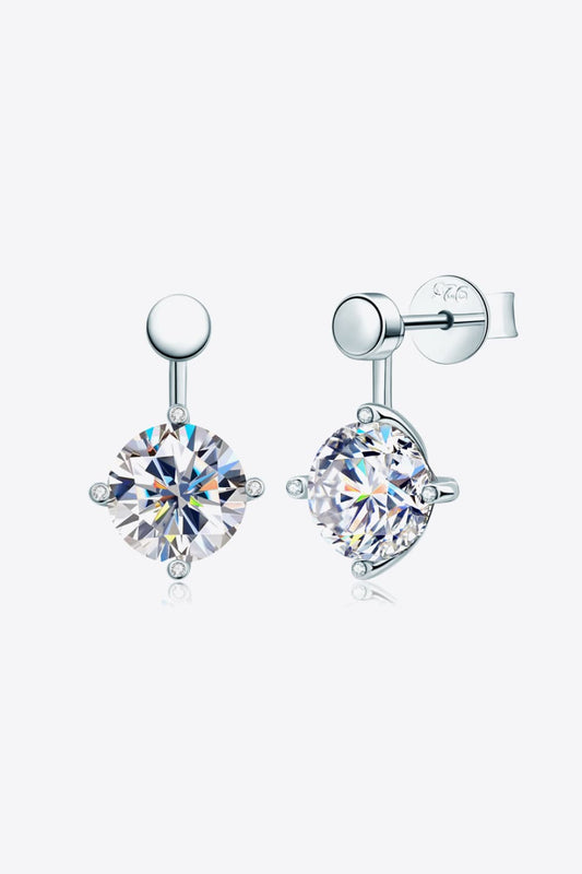 Eclipse 4K Moissanite Drip Earrings