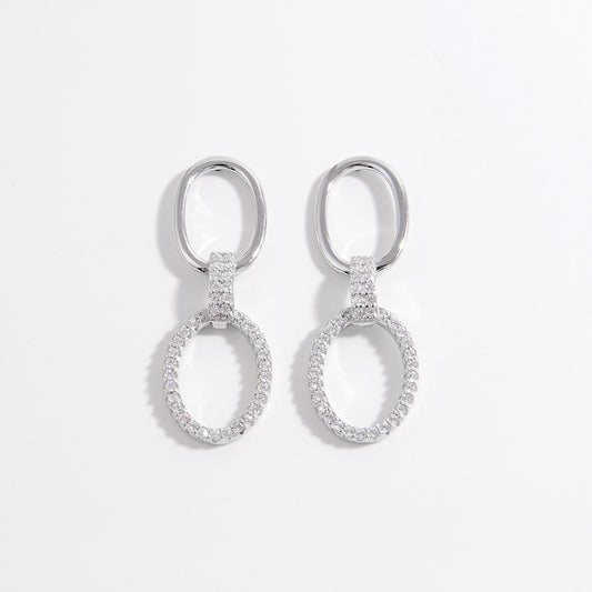 Zircon S925 Drop Earrings