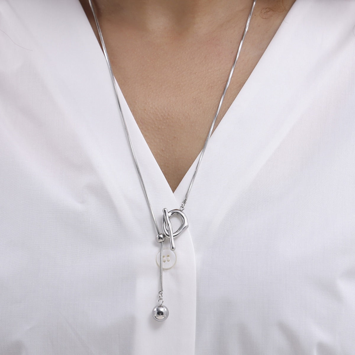 Charm & Dazzle Fashion Lariat Gold or Silver