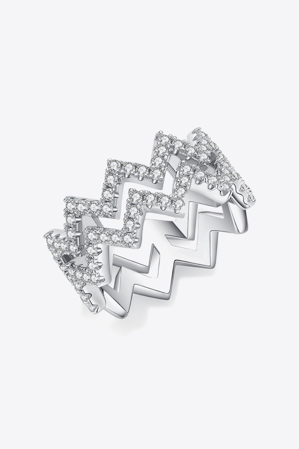 Eternity Crown Moissanite Rings