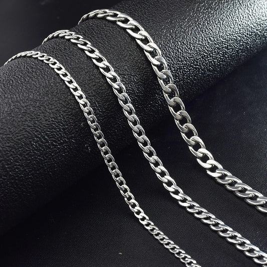 Classic Cuban Link Titanium Steel Necklace