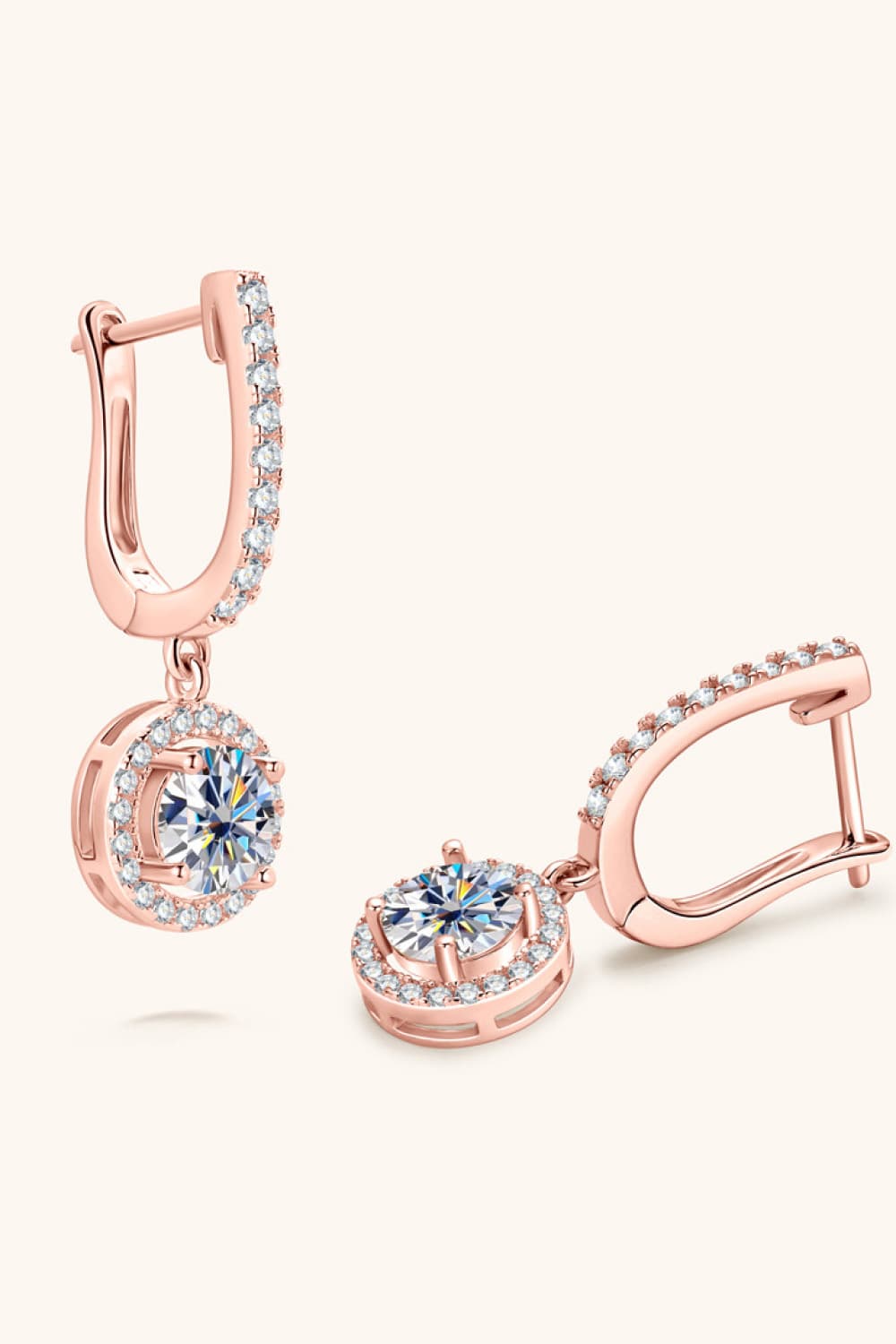 2 Carat Drip Moissanite Earrings