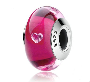 925 Sterling Silver Spacer Accessory Glass Beads