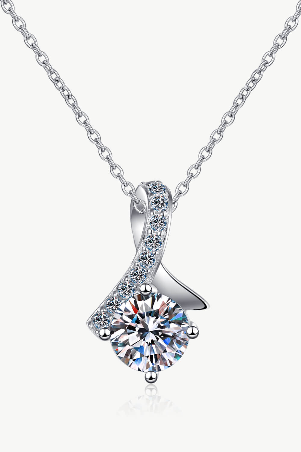 Dazzle & Charm Moissanite Pendant Necklace