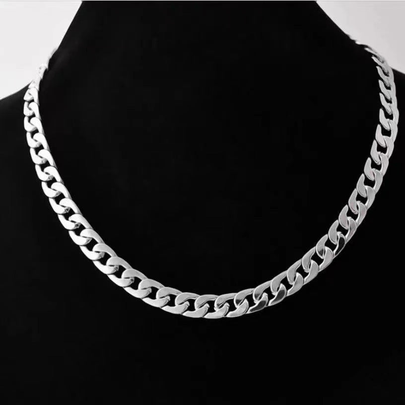 Classic Cuban Link Titanium Steel Necklace