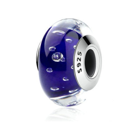 925 Sterling Silver Spacer Accessory Glass Beads