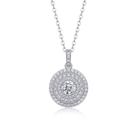 Grand Medallion Moissanite Necklace