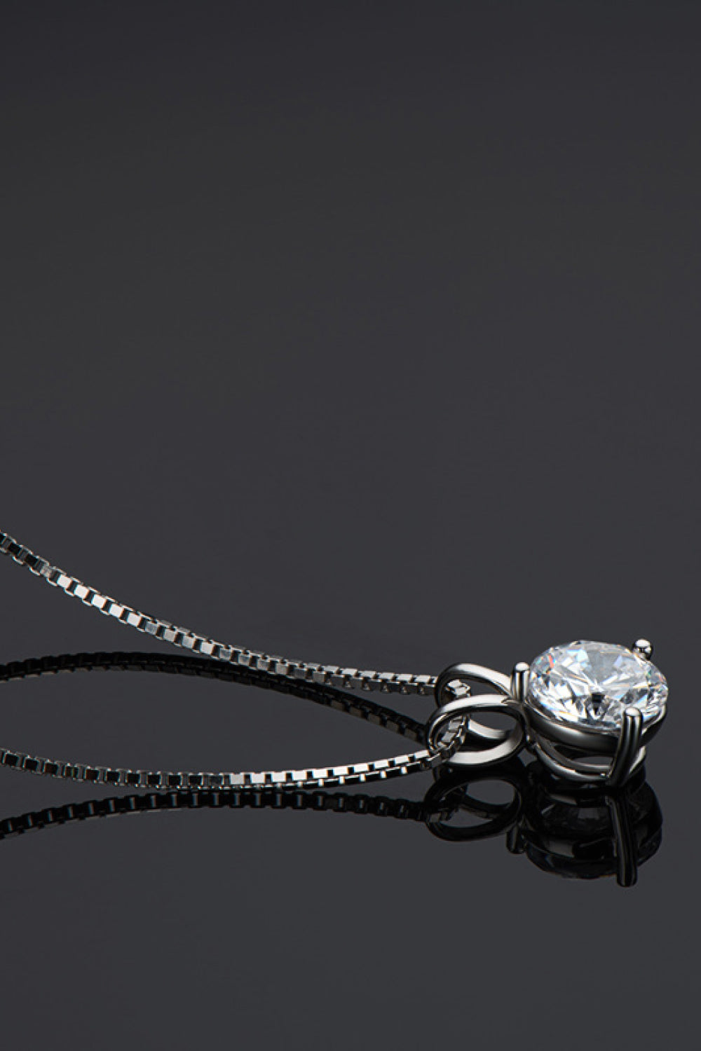 Zenith 1K Carat Moissanite Pendant Necklace