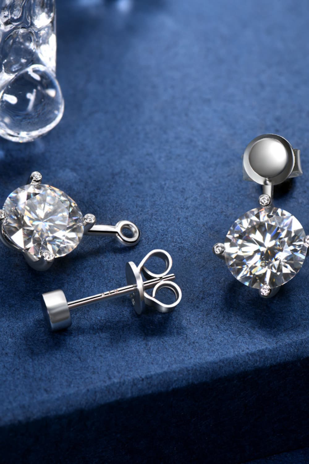 Eclipse 4K Moissanite Drip Earrings