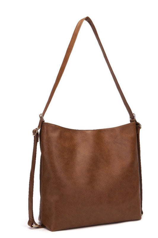 Charm & Dazzle Chocolate Crossbody Bag