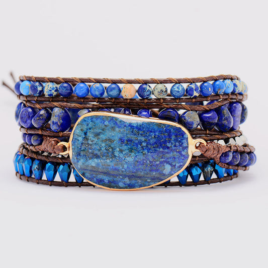 Lapis Lazuli Braided Bracelet