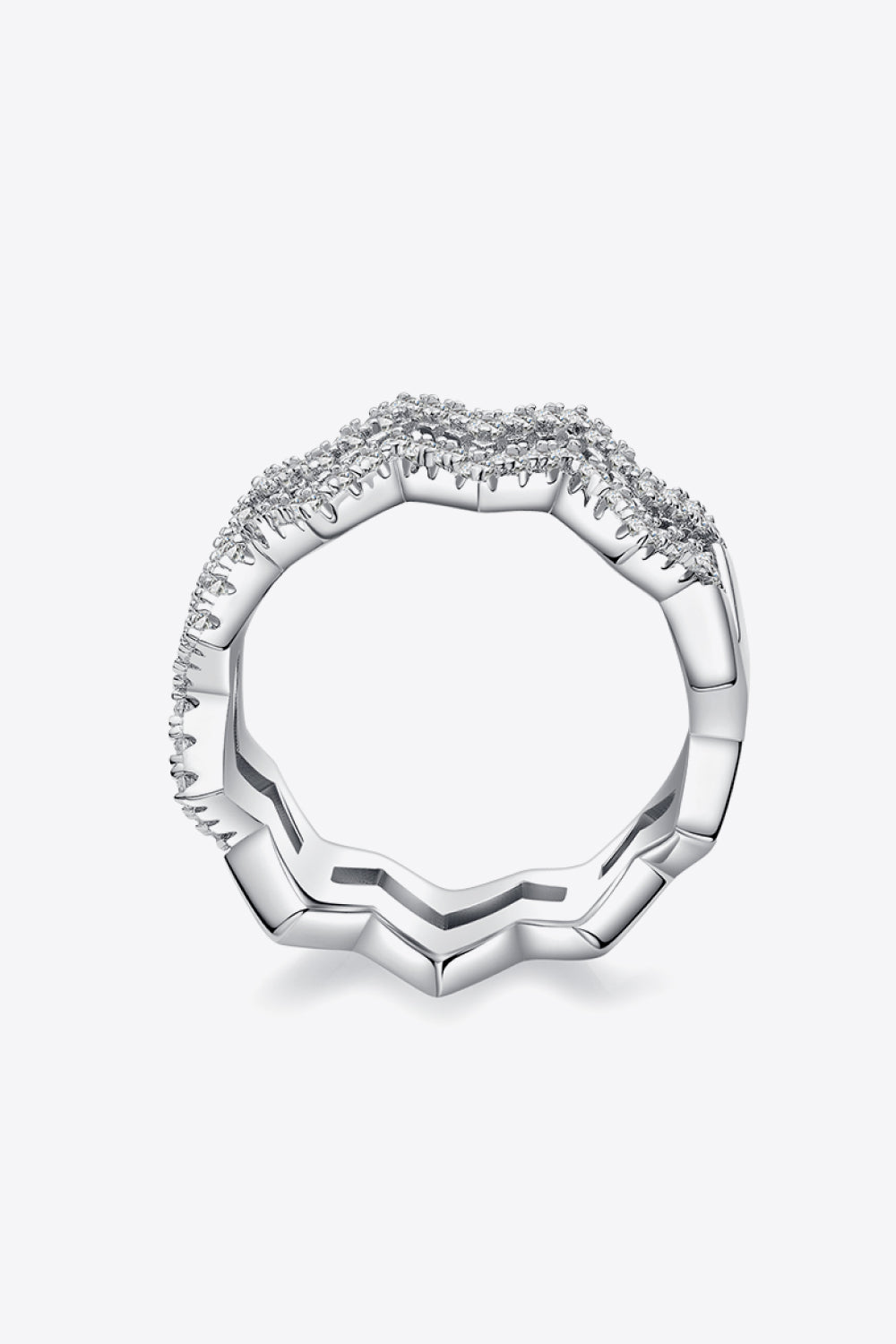 Eternity Crown Moissanite Rings
