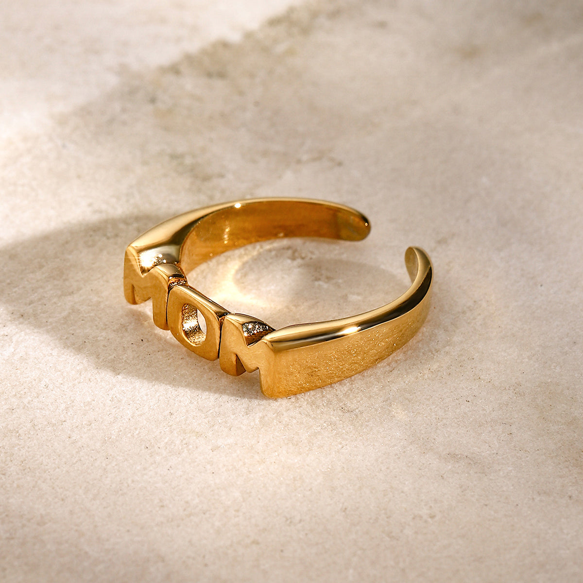 Mom Adjustable Open Ring
