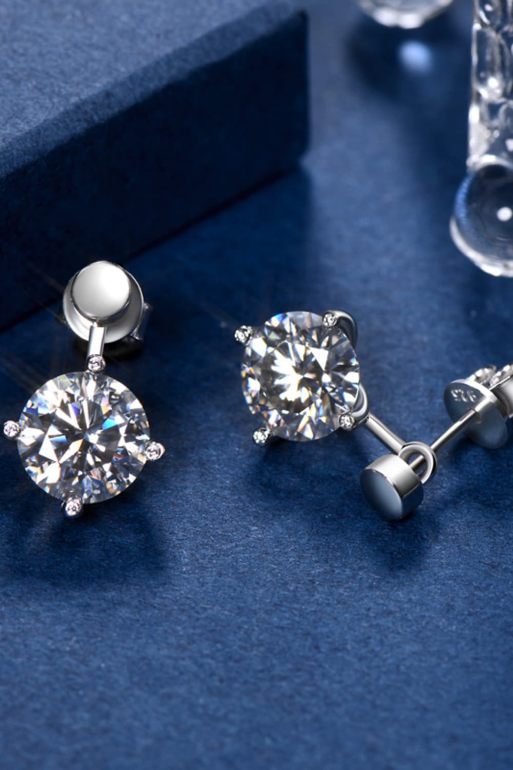Eclipse 4K Moissanite Drip Earrings