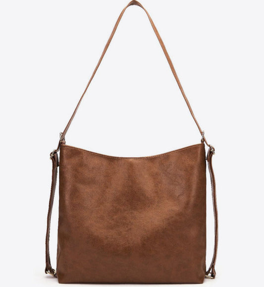 Charm & Dazzle Chocolate Crossbody Bag