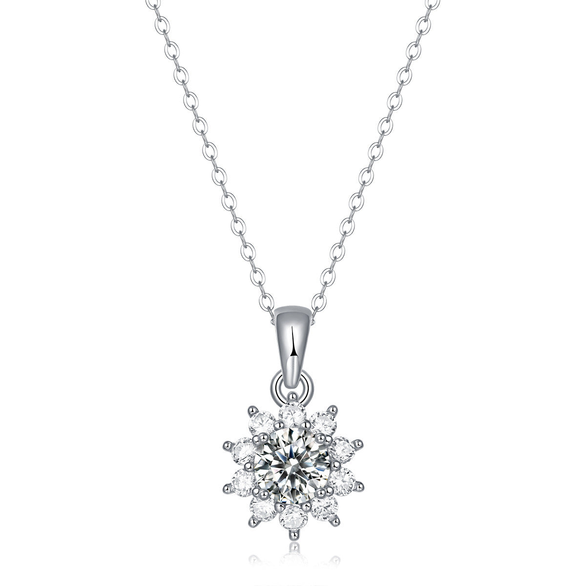 North Star 1K Moissanite Necklace