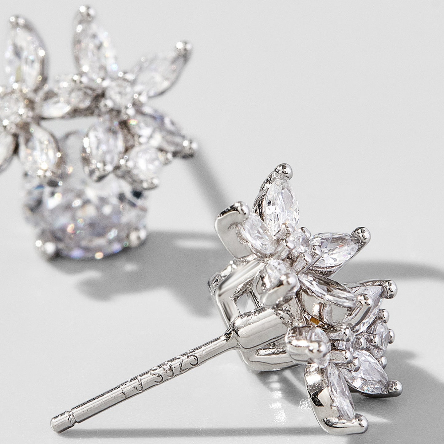 Petal Perfection Zircon Stud Earring