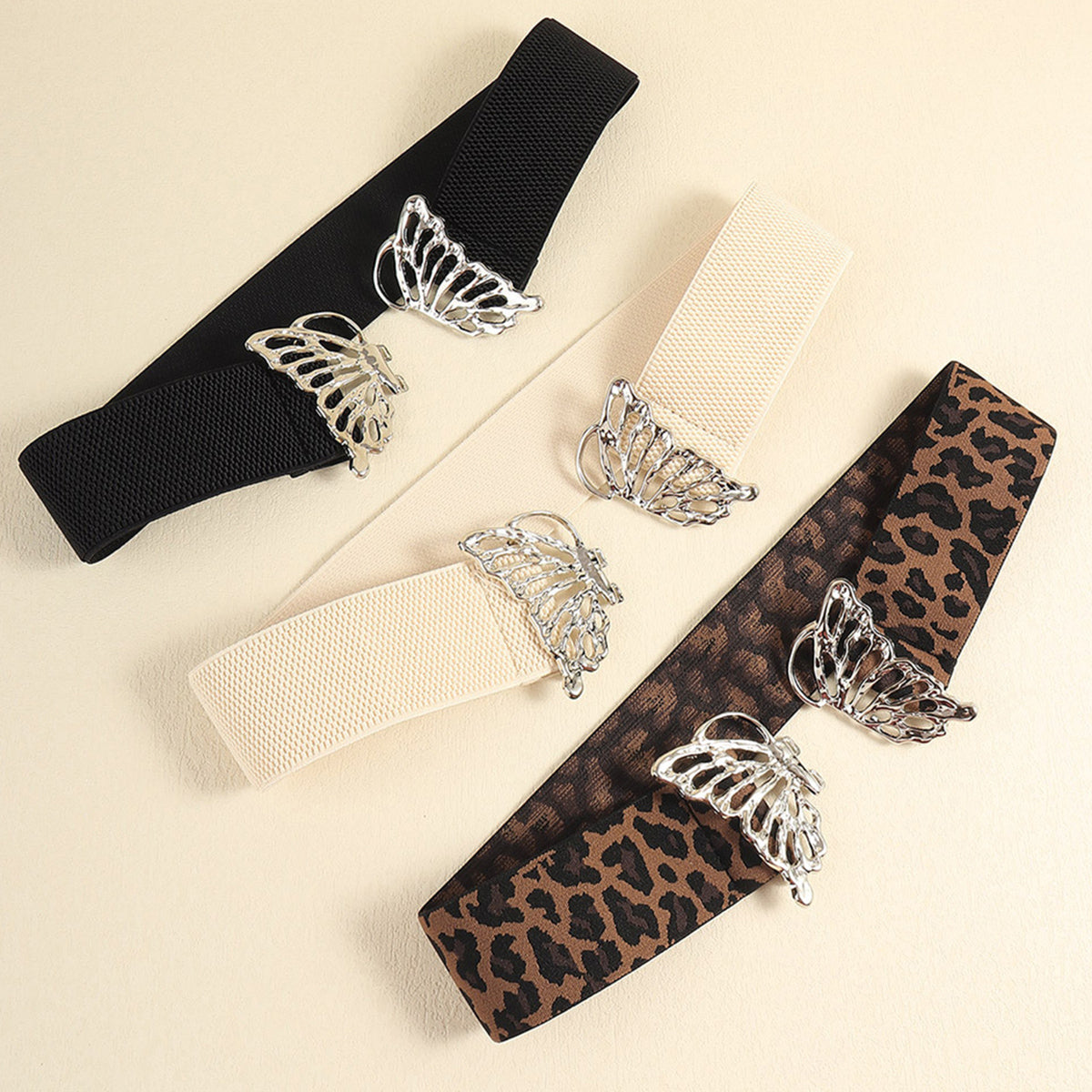 Mariposa Buckle Stretch Belt
