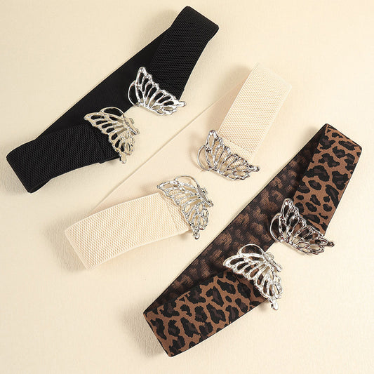 Mariposa Buckle Stretch Belt