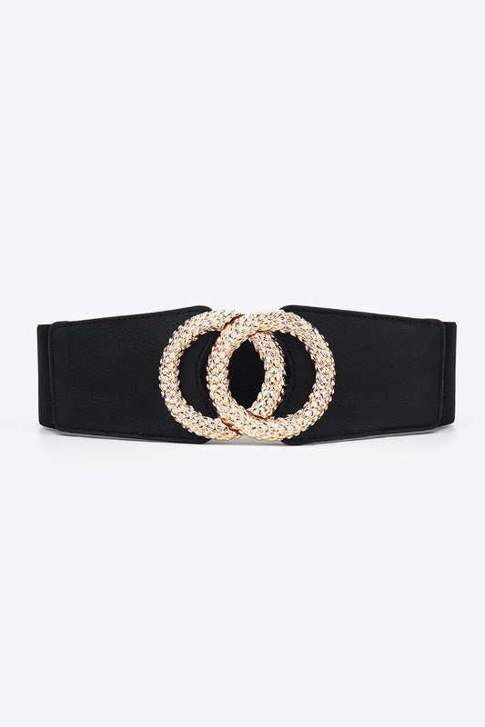 Bold Buckle Elastic Belt