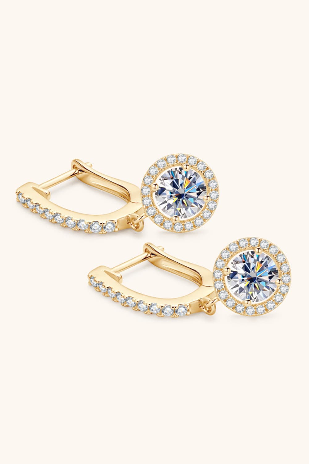2 Carat Drip Moissanite Earrings