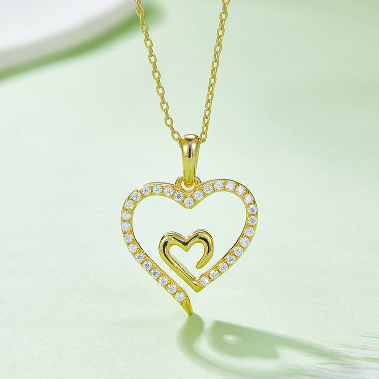 Heart to Heart Pendant Necklace