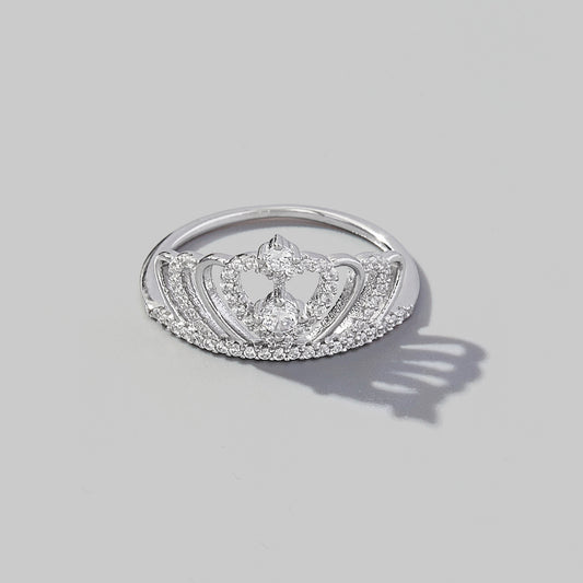 Adjust Your Crown Ring in 925 Sterling Silver