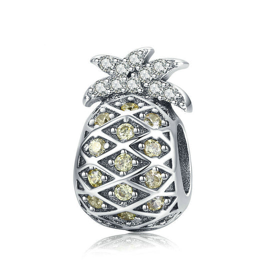 Pineapple Charm in S925 Sterling Silver