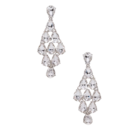 Red Carpet Chandelier Crystal Earrings