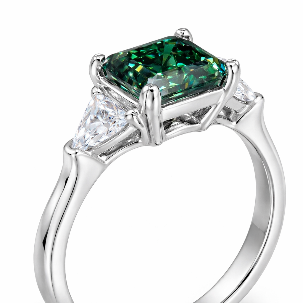 3 Carat Moissanite 925 Sterling Silver Ring