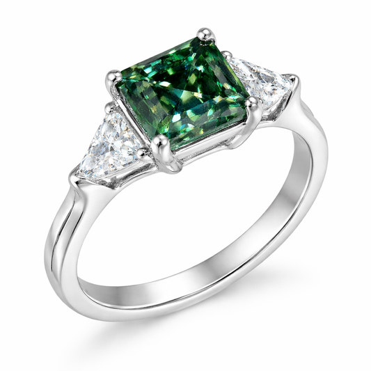 3 Carat Moissanite 925 Sterling Silver Ring